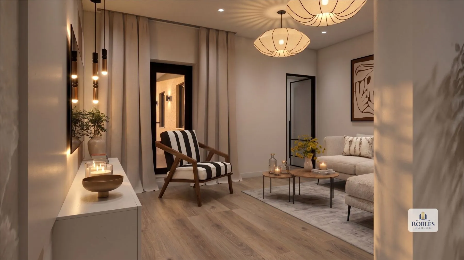Salón de la casa en planta baja de San Benito 65