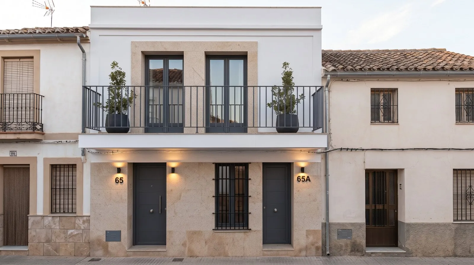 Fachada de San Benito 65, viviendas en venta en Villanueva de la Serena
