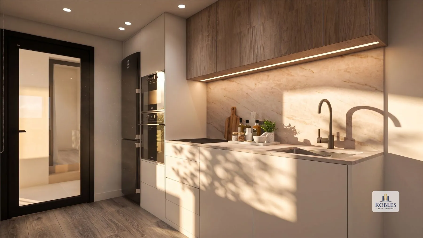 Cocina del piso