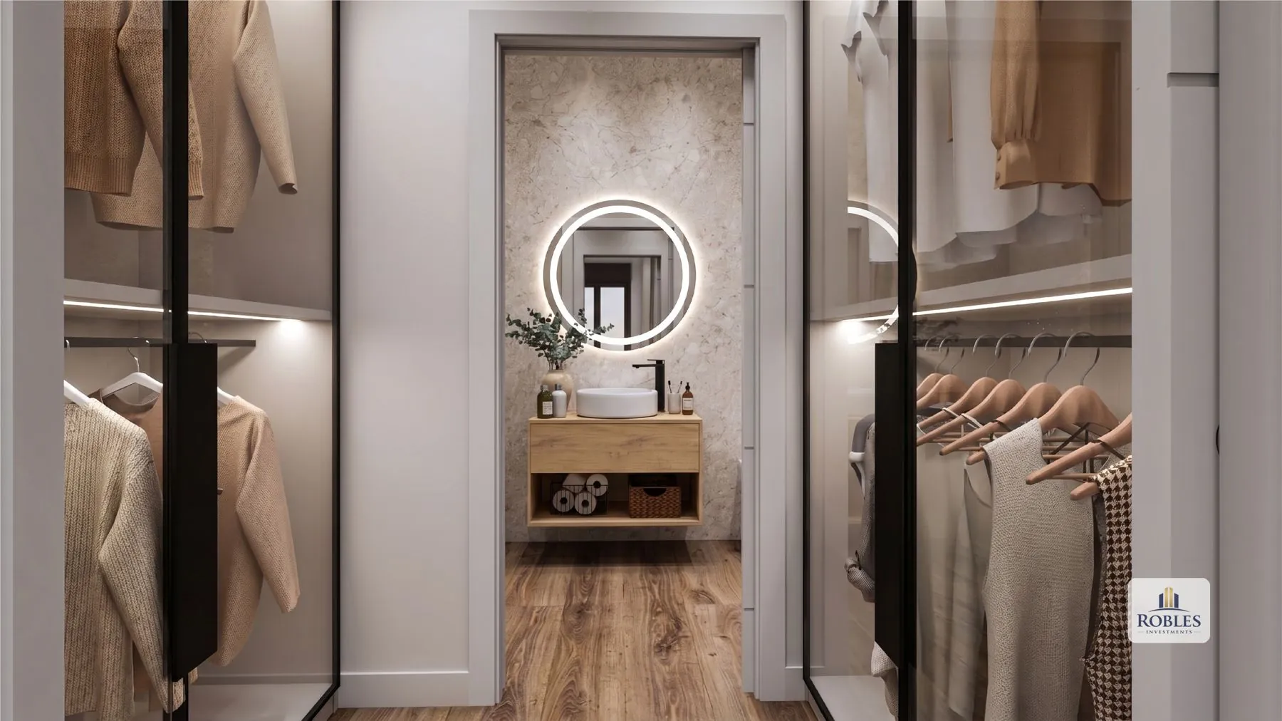 Vestidor del dormitorio principal